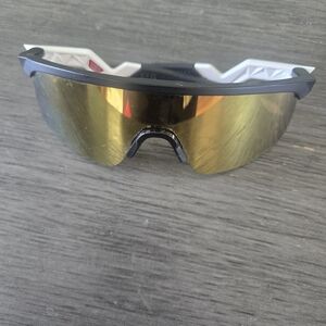 Oakley Black and Silver Sports Sunglasses